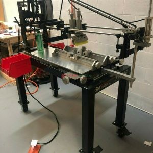 SYSTEMATIC AUTOMATION F1-30DC PNEUMATIC CYLINDRICAL SCREEN PRINTING MACHINE