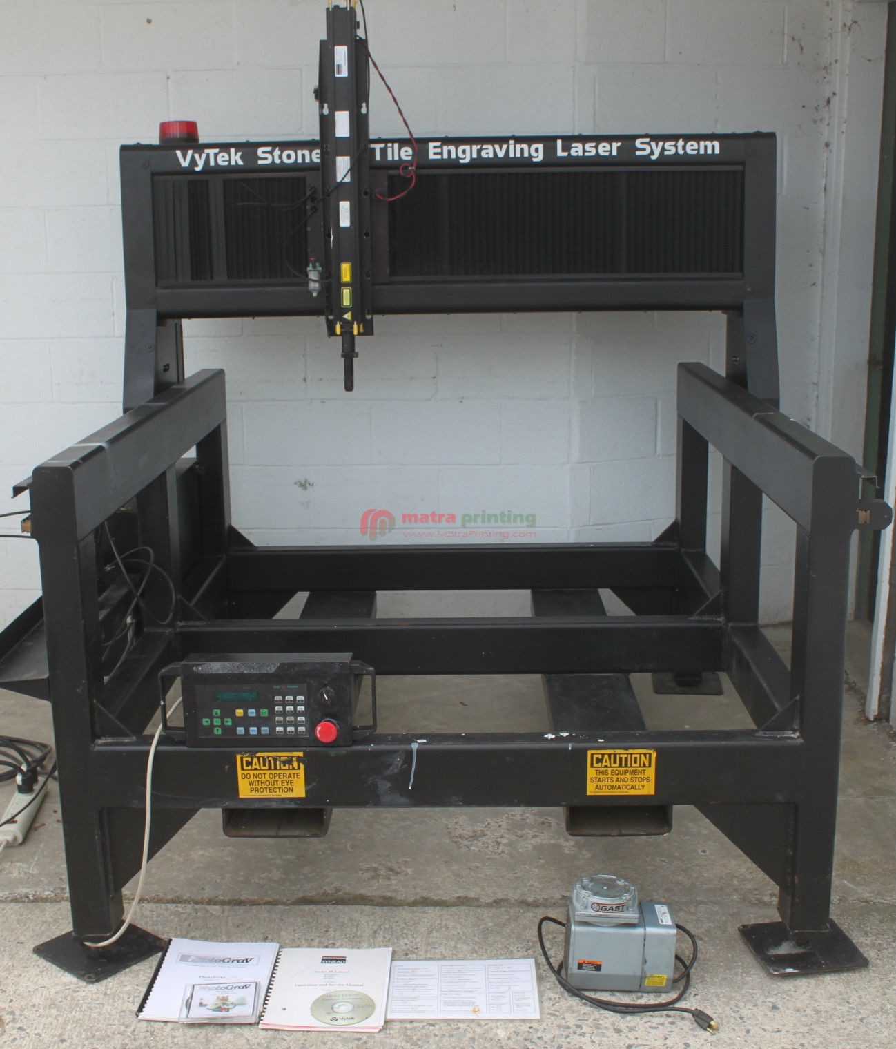 VYTEK STONE & TILE LASER ENGRAVING SYSTEM ETCHING MACHINE